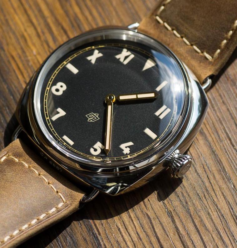 The sturdy copy Panerai Radiomir California PAM00424 watches have polished steel.